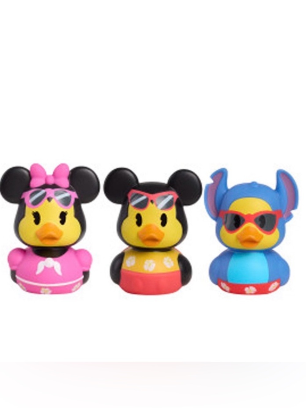 Disney Duckalooz Mickey & Minnie Mouse & Stitch 3 Pack NWT